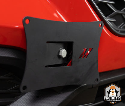 Mishimoto 2022+ Subaru WRX License Plate Relocation Kit - Aluminum Mounting Solution