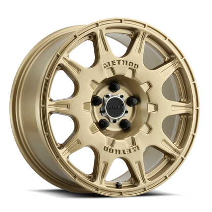 Method MR502 Rally 17x8 Gold Wheel with 5x4.5 Bolt Pattern and +38mm Offset