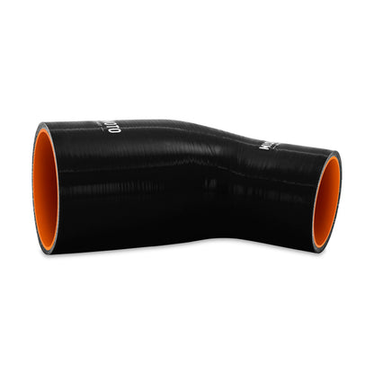 Mishimoto Silicone Reducer Coupler 45 Degree 2.25 inch to 3 inch - Black