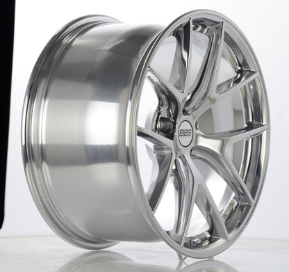 BBS CI-R 19x9 Inch 5x120 Bolt Pattern Polished Wheel with ET44 Offset and 82mm Hub Bore