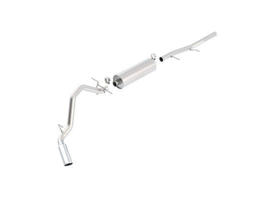 Borla Touring Cat-Back Exhaust System for 2009-2013 Chevrolet Silverado 1500 & GMC Sierra 1500 with 4.8L, 5.3L, and 6.0L V8 Engines