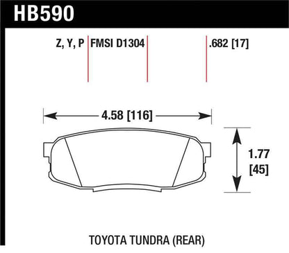 Hawk LTS Street Brake Pads