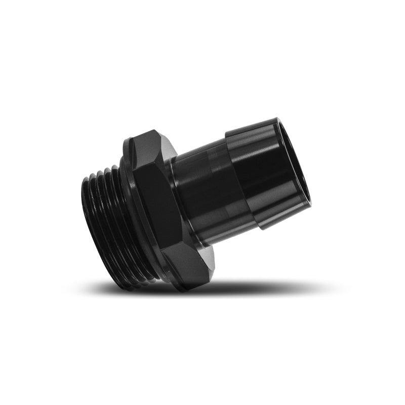 Mishimoto -16ORB to 1 Inch Hose Barb Aluminum Fitting - Black