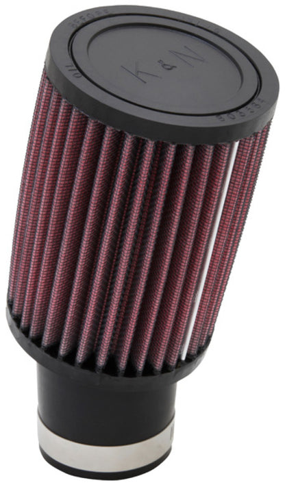 K&N Universal Rubber Air Filter for 1981-1982 Honda ATC250R - Round Straight with Angled Flange Part RU-1780
