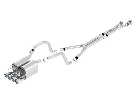 Borla S-Type II Cat-Back Exhaust System for Chevrolet Corvette 2005-2008 – High-Performance Stainless Steel with Merge X-Pipe and Dual Tips