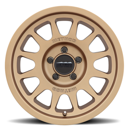 Method Wheels MR703 17x8.5-inch Bronze Off-Road Wheel with Bead Grip Technology