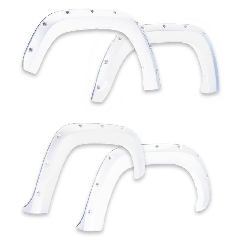 EGR 14+ Chevrolet Silverado Bolt-On Look Fender Flares – Summit White, Color Match Set
