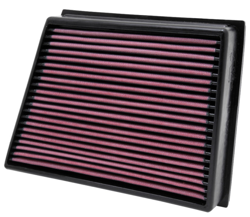 K&N Engineering Replacement Air Filter Part 33-2466 for 2011 GMC Sierra 2500/3500 HD and Chevrolet Silverado 3500 HD