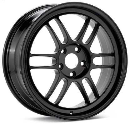 Enkei RPF1 17x8 Matte Black Wheel for Subaru WRX & STI – 5x100 Bolt Pattern, +45mm Offset, 73mm Hub Bore