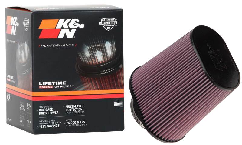 K&N Engineering Universal Tapered Air Filter Part RU-1024 for GMC C3500 and C2500