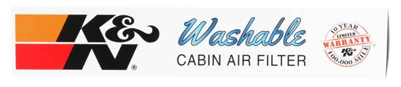 K&N Engineering VF4002 Washable Cabin Air Filter for Mercedes-Benz Sprinter 2500 and 3500 Models