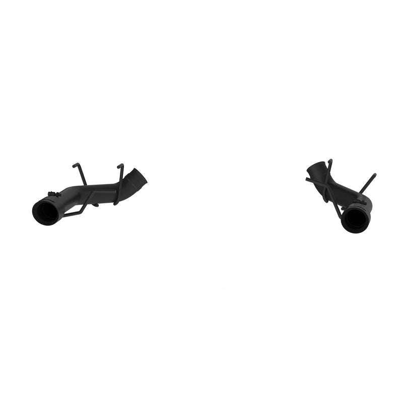 MBRP Armor BLK Series 3-Inch Dual Axle Back Exhaust System for Ford Mustang (2011-2014) with Black Coated Finish