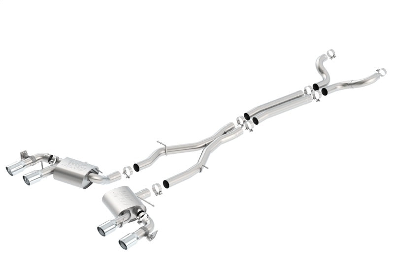 Borla ATAK Cat-Back Exhaust System for 2017-2023 Chevrolet Camaro ZL1 6.2L V8 with NPP Valves