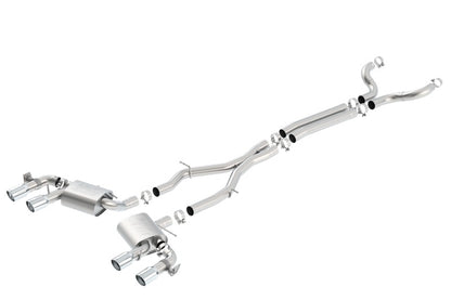 Borla ATAK Cat-Back Exhaust System for 2017-2023 Chevrolet Camaro ZL1 6.2L V8 with NPP Valves
