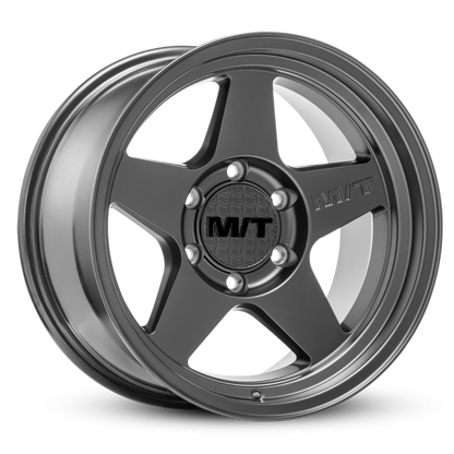 Mickey Thompson Open 5 Black Wheel - 17x9 inches, 6x5.5 Bolt Pattern, -12 Offset, 108.1mm Hub Bore
