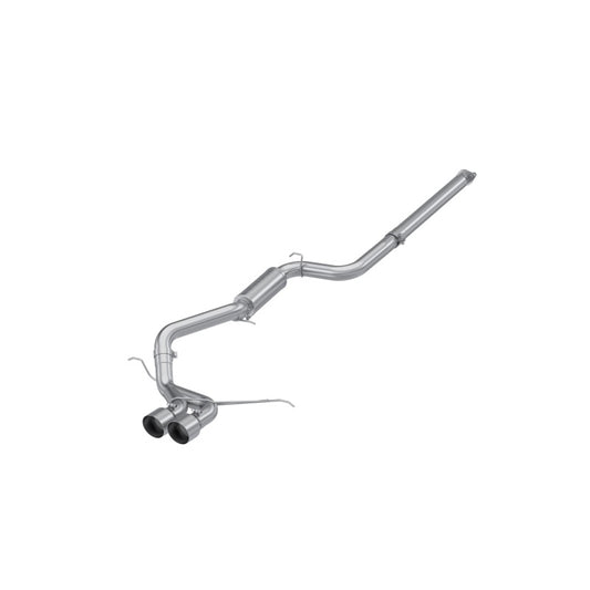 MBRP Armor Lite Series Cat Back Exhaust System for Ford Focus 2013-2018, 2.0L EcoBoost, Dual Outlet, 3 Inch Diameter