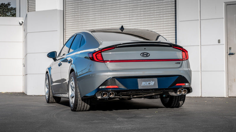 Borla S-Type Cat-Back Exhaust System for Hyundai Sonata N Line 2.5L 4-Cylinder (2021-2023)