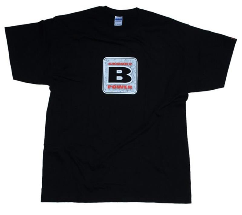 Skunk2 Racing B-Power T-Shirt in Black, Medium - Show Your Honda B-Series Pride
