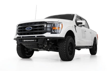 Addictive Desert Designs 21-23 Ford F-150 Pro Bolt-On Front Bumper with Light Mounts in Hammer Black