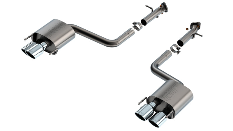 Borla S-Type Axle-Back Exhaust System for Lexus RC F and IS 500 (Part #11981)