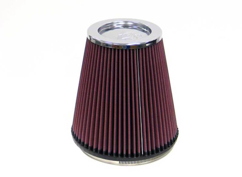 K&N Engineering RF-1044 Universal Round Tapered Air Filter – 6 Inch Flange, 7.5 Inch Base, 5 Inch Top, 8 Inch Height for Ford F-250 Super Duty
