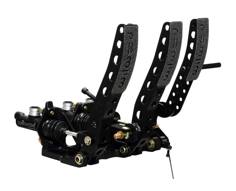 Wilwood Part 340-12410 Floor Mount Brake, Clutch & Throttle Pedal Assembly