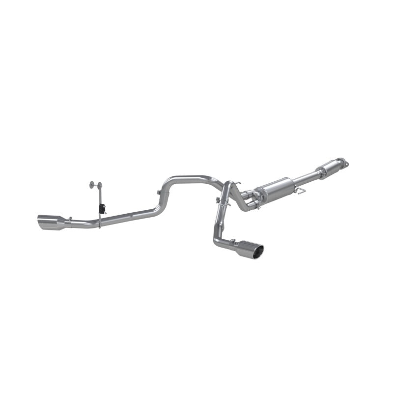 MBRP Armor Lite Series Cat Back Exhaust System for Ford F-150 2021-2022 3-inch Aluminized Steel Dual Split Side