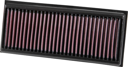 K&N Engineering Part 33-3072 High-Flow Replacement Air Filter for Mercedes-Benz G550 and C63 AMG