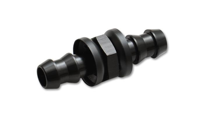 Vibrant Performance -12AN Aluminum Push-On Hose Barb Union Fitting (Part #11244)