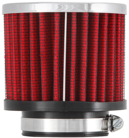 K&N Engineering 62-1480 Chrome Finish Rubber Base Crankcase Vent Filter with 1.75-inch Flange