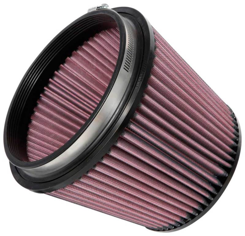 K&N Engineering Universal Clamp-On Air Filter 6 Inch Flanged - Fits Ford F-250 Super Duty (Part No. RU-5173)