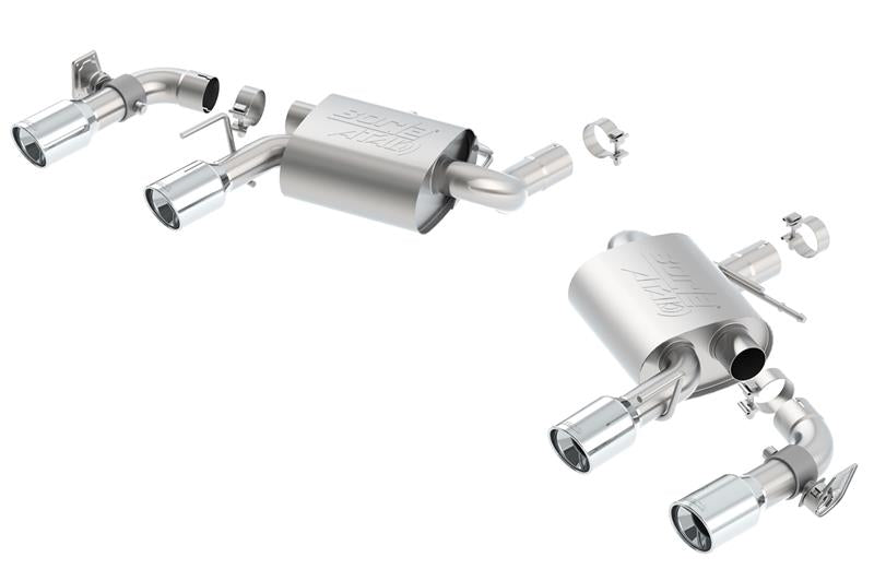 Borla ATAK Axle-Back Exhaust System for 2016-2024 Chevrolet Camaro SS and LT1 6.2L V8 with Dual NPP Valves