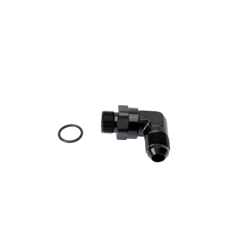 Fleece Performance -8AN to 3/4-16 Inch O-Ring 90 Degree Aluminum Fitting