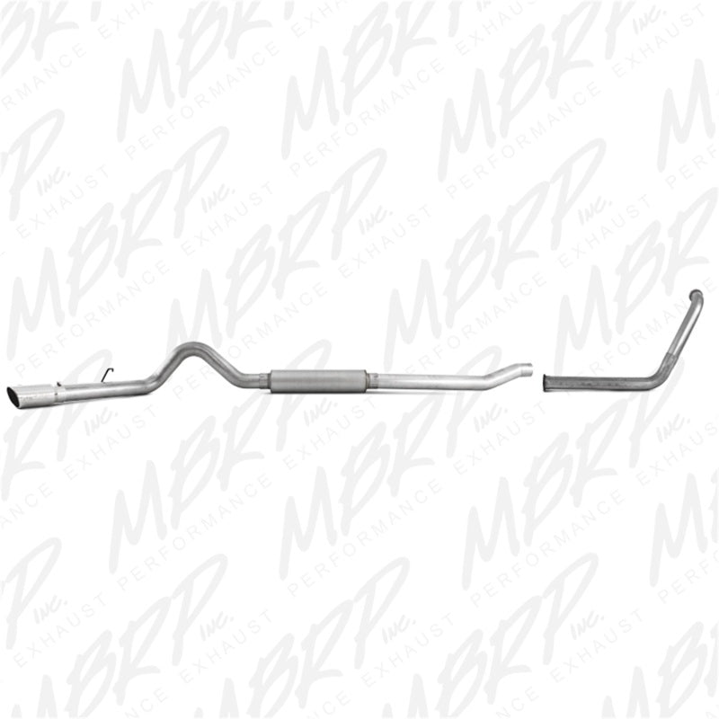 MBRP Armor Lite Series Turbo Back Exhaust System for Ford F-350 2003-2007 – Single Side Exit