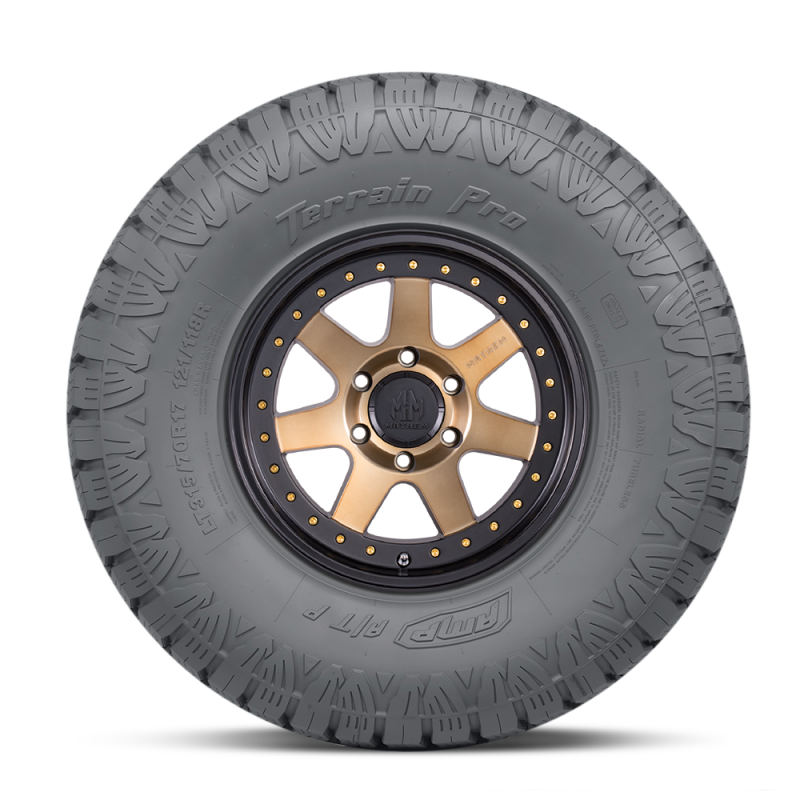 AMP Tires Terrain Pro A/T Tire - 265/70R17 121/118S Load Range E All-Terrain Radial