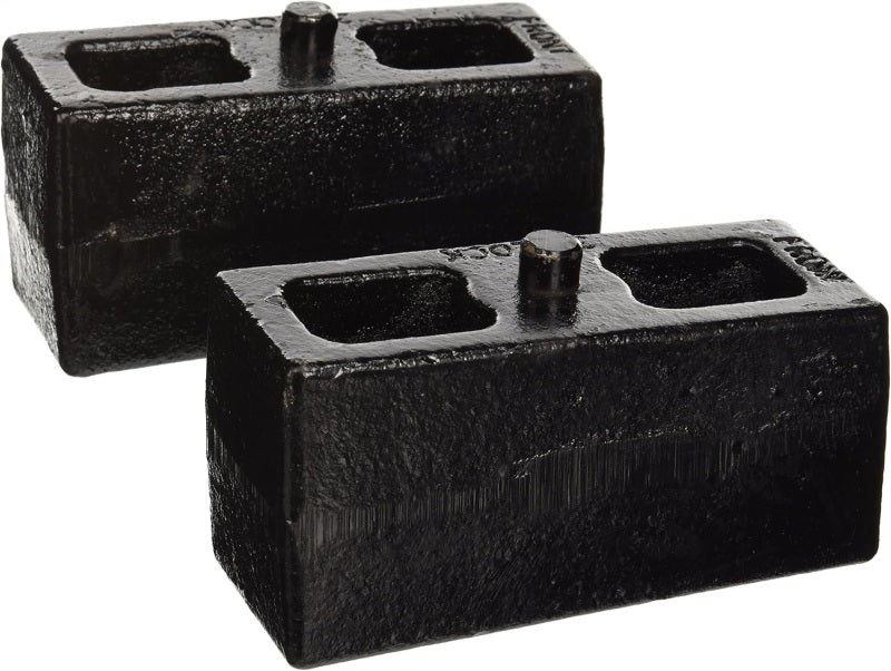 Fabtech 88-98 GM C1500 2WD Extra Cab Rear Leaf Spring Block Kit - 3 inch Lift