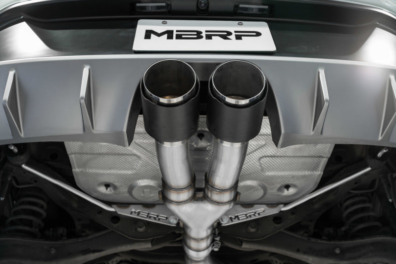 MBRP Armor Lite Series Cat Back Exhaust System for Hyundai Veloster 2019-2021 – Aluminized Steel, Dual 4.5-Inch Tips