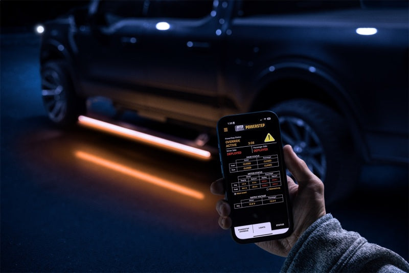 AMP Research PowerStep Vision Lighted Electric Running Boards for 2021-2025 Ford F-150 SuperCrew by AMP Research Part #96152-01A