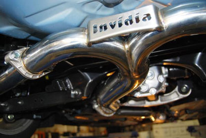 Invidia Q300 Twin Outlet Rolled Titanium Exhaust for 2015-2016 Subaru WRX/STI