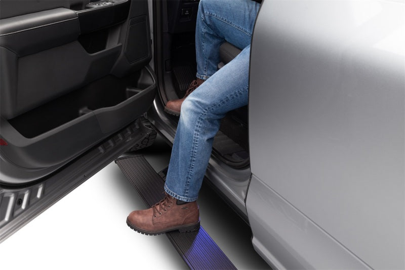 AMP Research PowerStep Plug & Play Automatic Running Boards for Ford Ranger 24-26 - Black