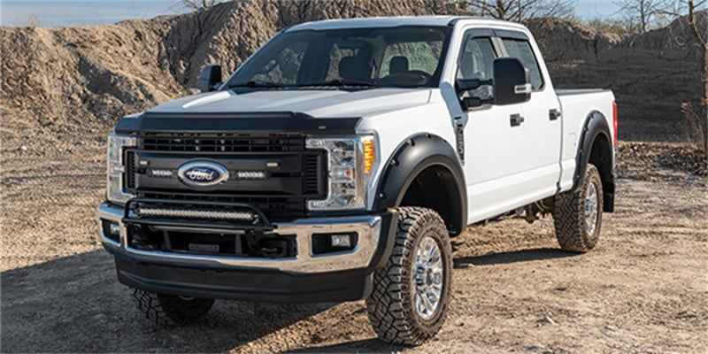 Husky Liners 17-22 Ford F-250/350/450/550 Super Duty Aeroskin II Low Profile - Tex. Black