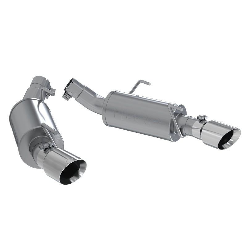 MBRP Armor Lite Series Axle Back Exhaust System for 2005-2010 Ford Mustang GT and Shelby GT500 – Dual Split Rear Exit with 4-inch Tips