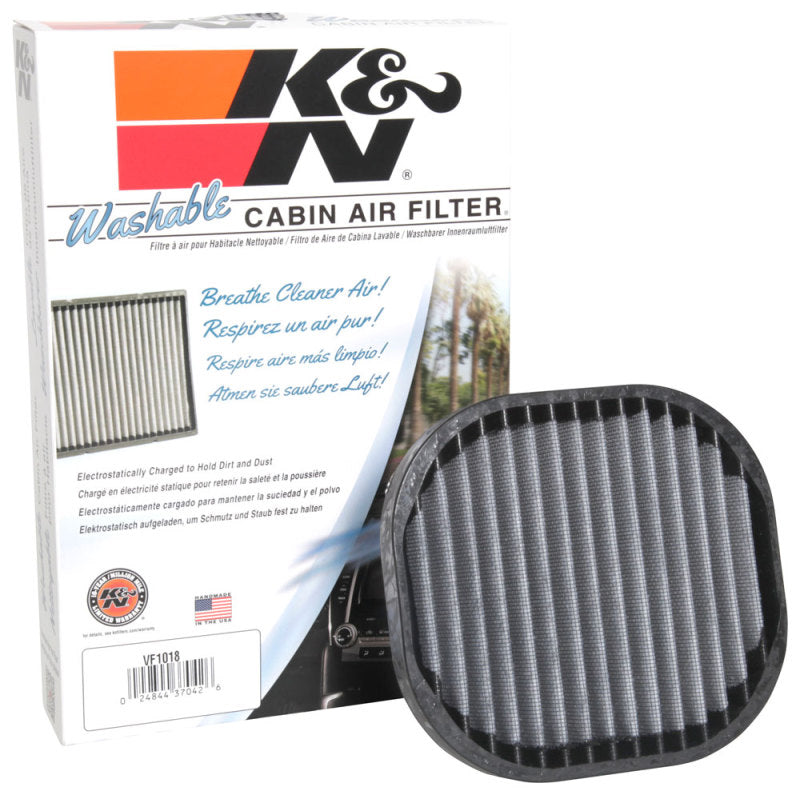 K&N Engineering VF1018 Washable Cabin Air Filter for Honda S2000 (2000-2009)
