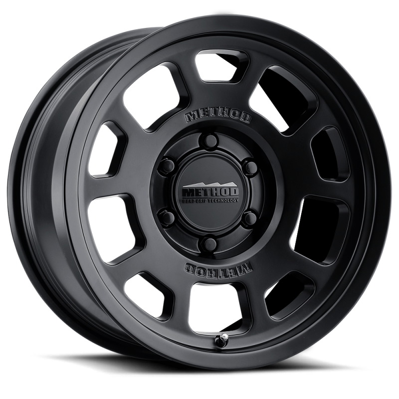 Method MR705 17x8.5 Inch Matte Black Off-Road Wheel with Bead Grip Technology