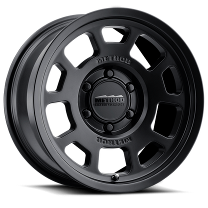 Method MR705 17x8.5 Inch Matte Black Off-Road Wheel with Bead Grip Technology