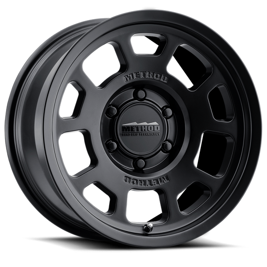 Method MR705 17x8.5 Inch Matte Black Off-Road Wheel with Bead Grip Technology