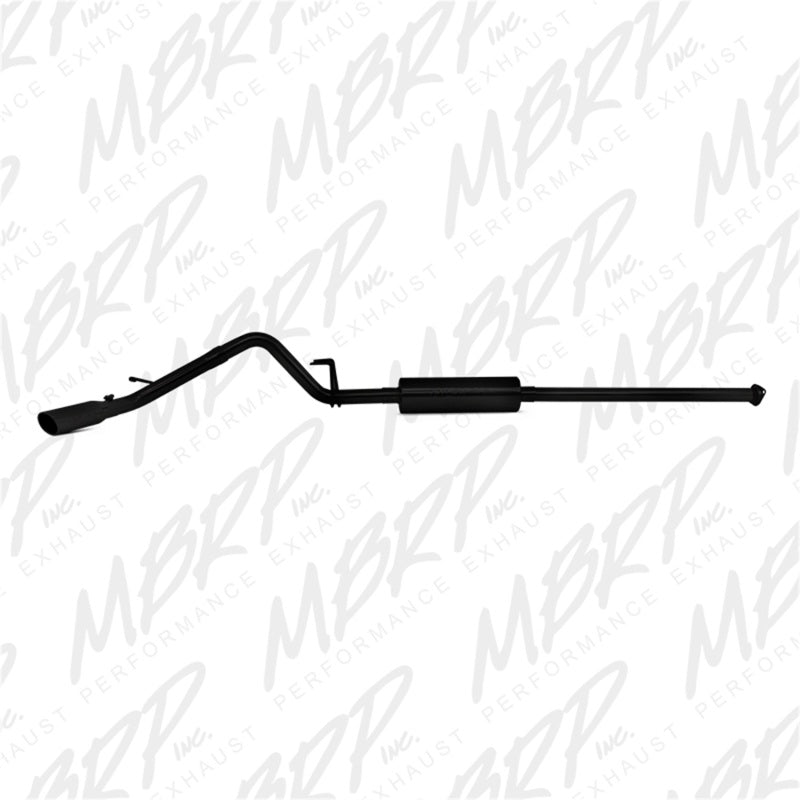MBRP Armor BLK Series 09-14 Toyota Tacoma 4.0L Cat-Back Single Exit Exhaust System with Black Coating