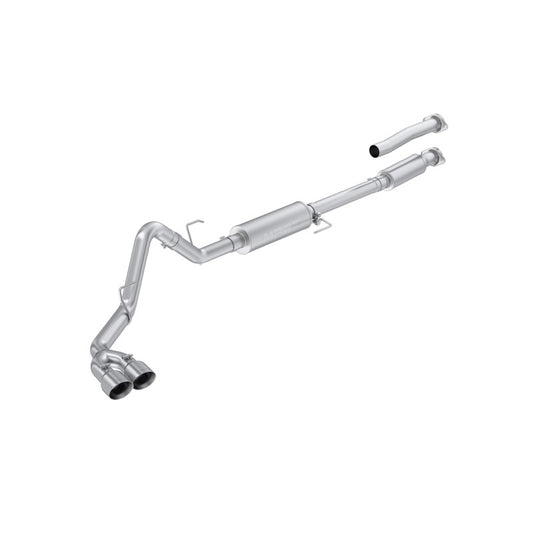 MBRP S5277304 Performance Exhaust System for Ford F-150 — 3-inch Cat-Back Single Side Exit with Polished Tips