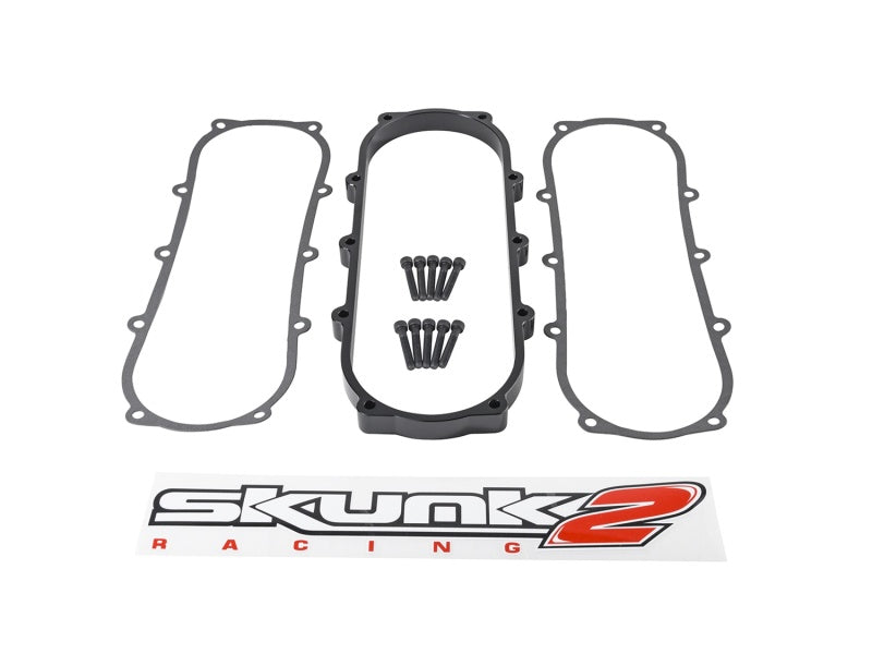 Skunk2 Racing Ultra Series Honda/Acura Black Street Intake Manifold 0.5 Liter Plenum Spacer - Part #907-05-9101