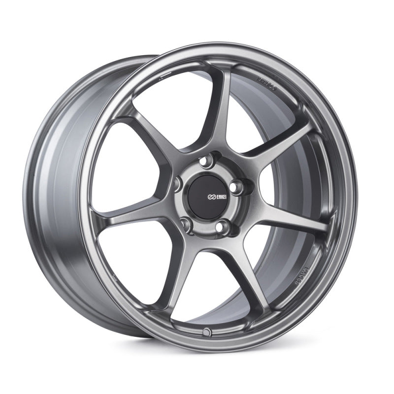 Enkei TS-7 18x9.5 Storm Gray Wheel with 5x120 Bolt Pattern and +45mm Offset